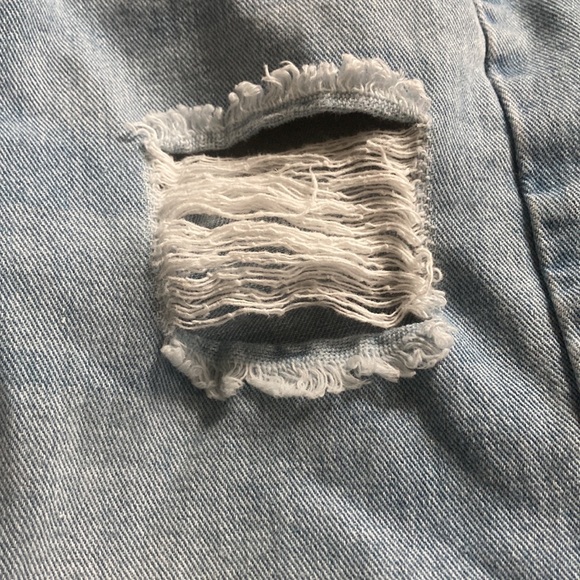 BLUE SAVVY BAGGY CINCHED WAIST JEANS IN SIZE 1/25 - Picture 4 of 5